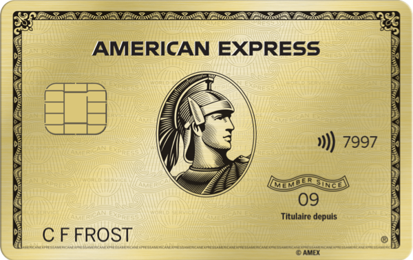 Amex Gold Rewards card