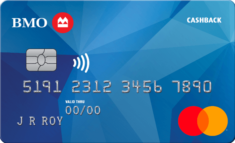 BMO CashBack Mastercard card